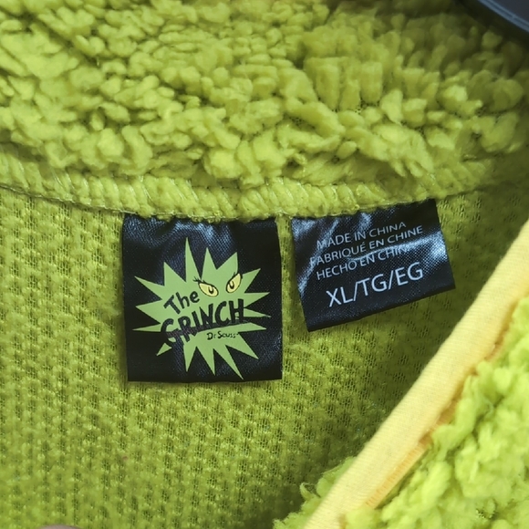 Dr. Seuss Green Grinch Sweater - Picture 2 of 6